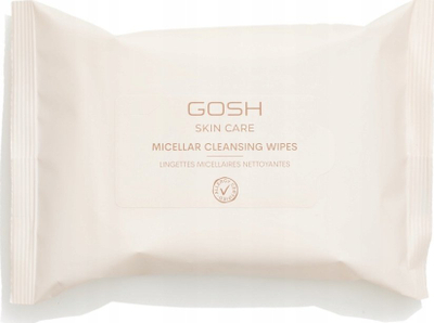 Shallë pastruese Gosh Skin Care Micellar, 25 copa, për heqjen e make-up-it