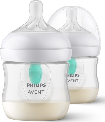 Biberon Philips Avent SCY670/02, Natural Response, 125 ml, transparent