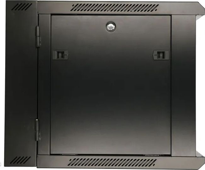 Kabinet muri Extralink 19" 9U, metalik, me xham, gri