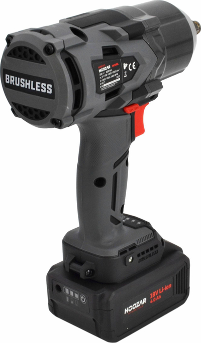 Çelës goditës Hoozar IW20BL, 18V, 1x4.0Ah 600Nm, pa furça