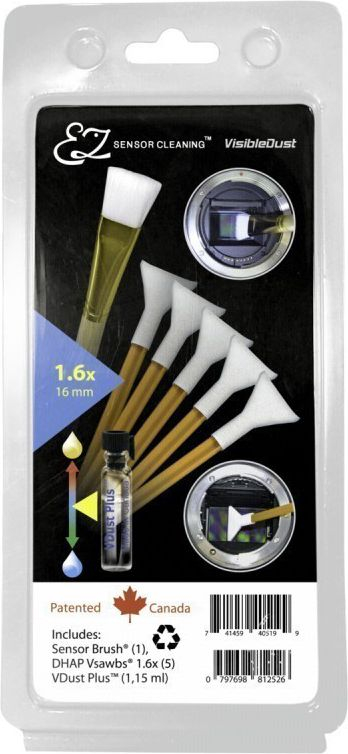 Set për pastimin e sensorit të kamerës Visible Dust, 7 elemente