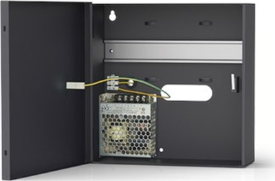 Kuti metalike Roger ME-14-24V, furnizim 24VDC, për bateri 7Ah, gri antracit