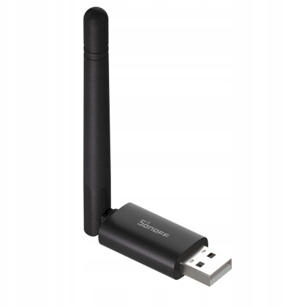 Dongëll USB Sonoff Dongle Lite MG21, Zigbee Thread, antenë jashtme, i zi