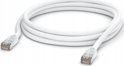 Kabllo rrjeti Ubiquiti UACC-CABLE-PATCH-OUTDOOR-5M-W, Cat5e, 5m, e bardhë