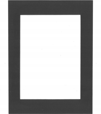 Passepartout Frame Focus, 40x50 cm, hapje 30x40 cm, i zi