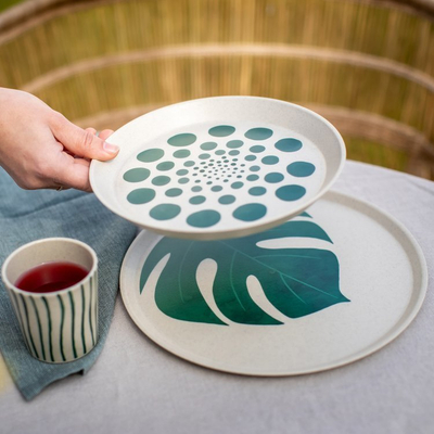 Set pjata Koziol Plate, 4 copë, plastikë, shumëngjyrëshe