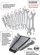 Set çelësa kombinim edhe të hap WMC Tools, 16 copë, çelik krom vanadium