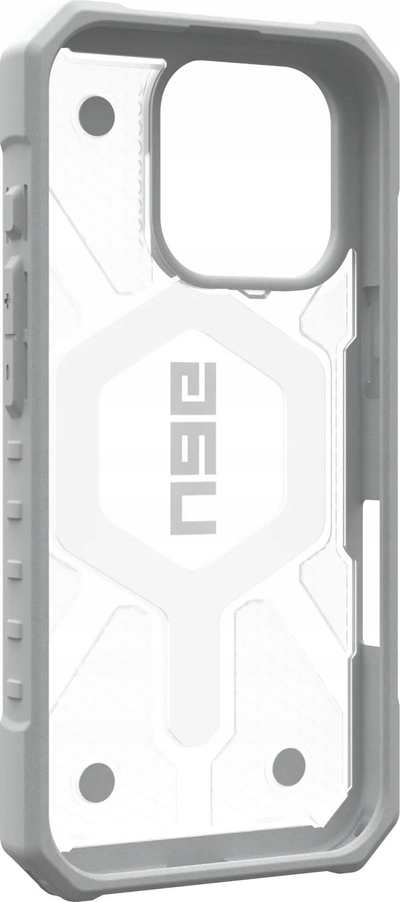 Set mbrojtës UAG Pathfinder MagSafe për iPhone 16 Pro, me litar dore, neon i verdhë transparent