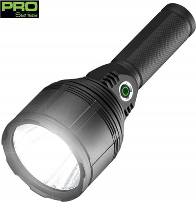Llampë koke LED Vayox Pro, me sensor lëvizje, e rimbushshme me USB‑C, e zezë
