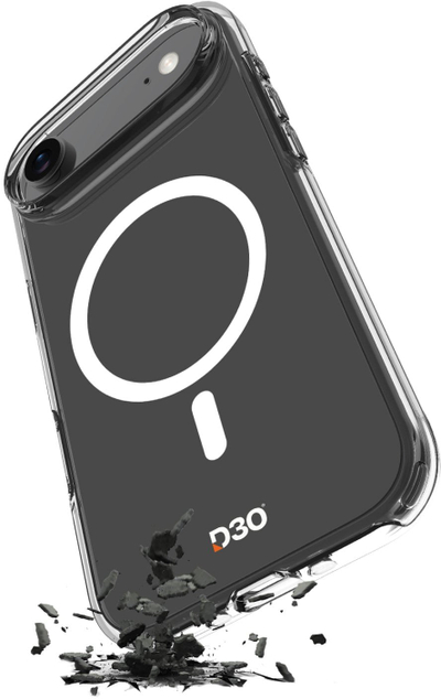 Mbulesë telefoni Puro Cover Apple iPhone 17 Air, transparente, D3O Bio, e tejdukshme