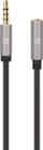 Kabllo zgjatëse audio Manhattan, 3.5 mm stereo, e zezë