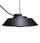 Ngrohës tavani HR Electric 1500W, halogjen, IP44, i zi