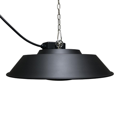 Ngrohës tavani HR Electric 1500W, halogjen, IP44, i zi