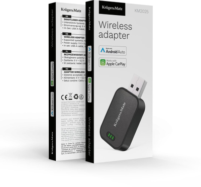 Adapter makine Kruger&Matz HL-CP03, CarPlay Wireless, Android Auto, i zi
