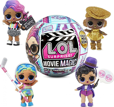 Set kukull MGA LOL Surprise Movie Magic Doll, 10 elemente