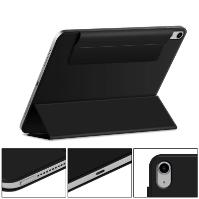 Футрола за таблет Tech-Protect SmartCase за iPad 10.9" 2022, магнетна, со држач, црна