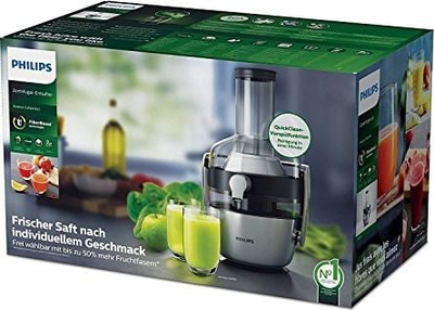 Shtrydhëse frutash Philips HR1921/20, 1100W, enë 1L, inox argjendtë