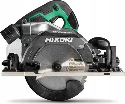 Sharrë rrethore pa kabllo Hikoki C3606DUM W2Z, 36V, disk 165 mm, jeshile