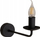 Applikator muri TK Lighting Limal 4611, bazë E14, 40W, i zi