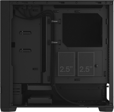 Куќиште за компјутер Fractal Design Pop Silent Black Solid црно