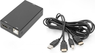 HDMI донгел Digitus, за модуларни KVM конзоли, RJ45 во HDMI