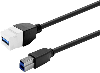 Modul keystone VivoLink USB 3.0, për panele murale, i bardhë