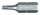 Set bitash TORX Stanley 0-68-842 TX20, 25mm, 3 copë, ngjyrë argjendtë