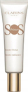 Primer fytyre Clarins SOS Primer White, hidratues, për shkëlqim, i bardhë