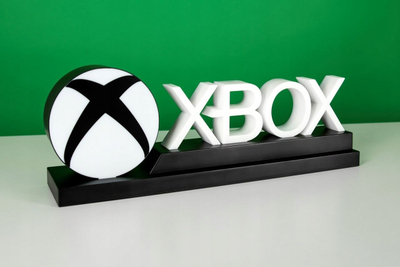 Dritë dekorative Xbox Icons Light, 30cm, me dy mënyra drite, e bardhë