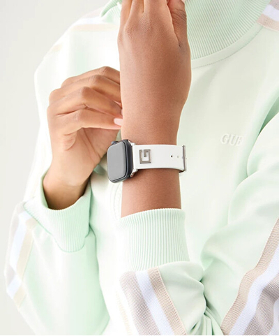 Rrip Guess CS2022S1, për Apple Watch, 38-41 mm, i bardhë