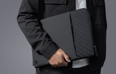 Foder laptopi Tomtoc Voyage A10, 13", dizajn i thjeshtë, i zi