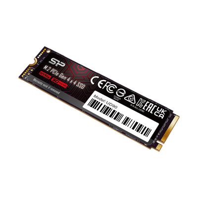 SSD Silicon Power UD90, 2TB, M.2, PCIe 4.0, NVMe, e zezë