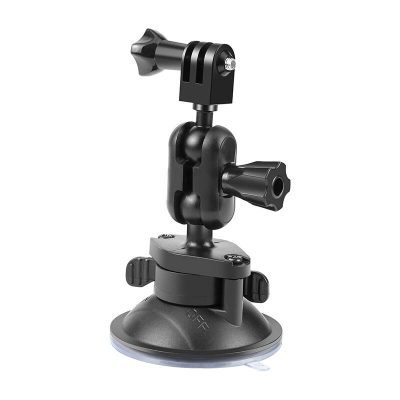 Mbajtëse me vakum për kamera Puluz Magic Arm PU545B, krahu i artikuluar, për GoPro DJI Insta360, i zi