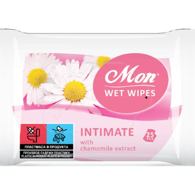 Lecka Wet Wipes Mon Intimate 25pcs