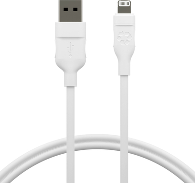 Kabllo karikimi Dbramante, USB A në Lightning, 1.2m, e bardhë
