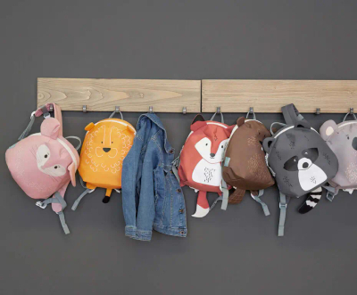 Çantë shpine për fëmijë Lässig Tiny Backpack About Friends Lion, 2L, me rripa të rregullueshëm, e verdhë