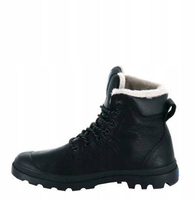 Çizme Palladium Pampa Sport Cuff WPS, lëkurë nubuck, të papërshkushme nga uji, bezhë