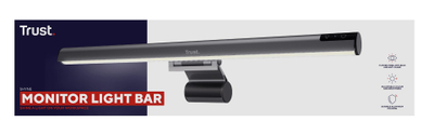 Dritë monitori Trust SHYNE Light Bar 25483, LED, montim në monitor, gri e zezë