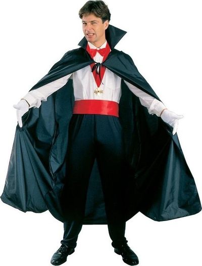 Kostum vampiri gotik GoDan për të rritur, madhësi e vetme, i zi
