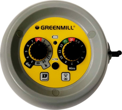 Sistem ujitjeje automatike Greenmill GB3014C, për 10–12 vazo, me bateri që rikarikohet