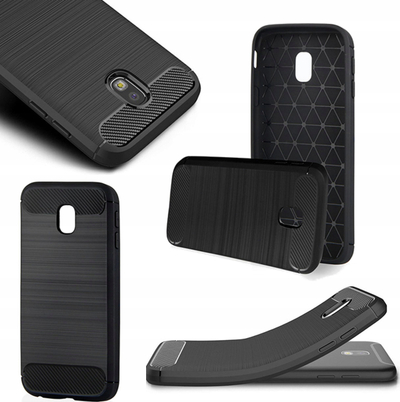Këllëf telefoni OEM Carbon për iPhone 16 Plus, mbrojtës, i zi