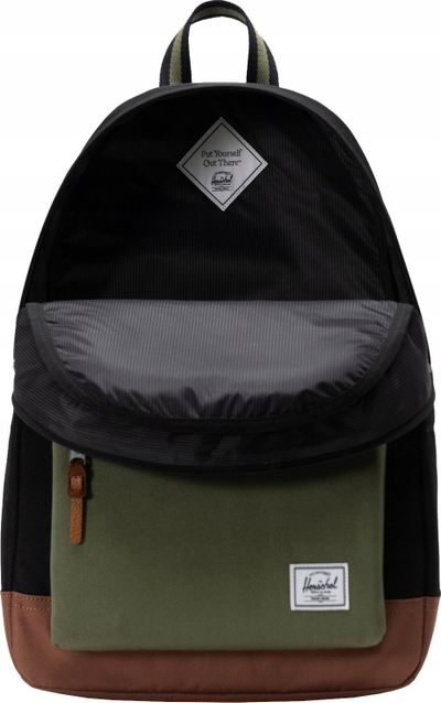 Çantë shpine Herschel Heritage, me vend për laptop, trefish ngjyrë