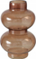 Vazo dekorative Boltze Home Melua, xham, 35 x 35 x 25 cm, kafe