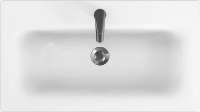 Lavabo Cersanit Moduo 80 K116-044, 80 cm, qeramike, e bardhë