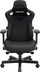 Karrige lojërash AndaSeat Kaiser 3, ergonomike, krahë të rregullueshëm, e zezë