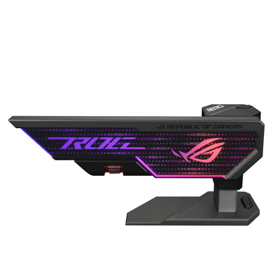 Mbajtëse grafike ASUS ROG Herculx, për kartela grafike, RGB, gri