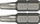 Bit Torx me vrimë Luna TX40, 25mm, set 2 copë, gri