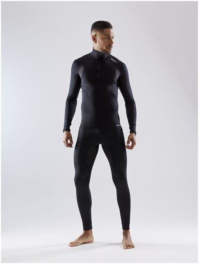 Термичка блуза Craft Active Extreme X Half Zip, за мажи, црна