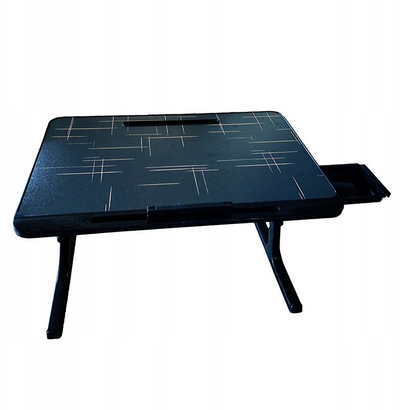Tavolinë laptopi Matrix, e rregullueshme, 4 porta USB, ventilator, e zezë