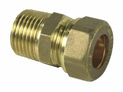 Diamond Месинг Конектор 1/2'' x 15 mm Зацврстувачки